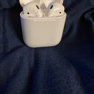 Wireless White Earbuds with Charging Case